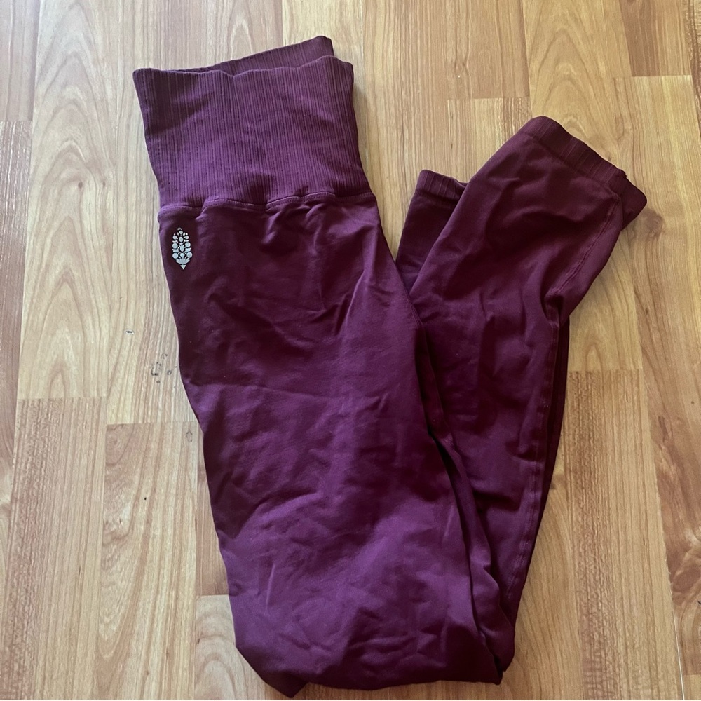 FP Movement by Free People Burgundy Leggings